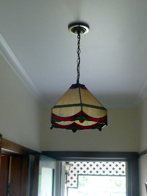 Custom designed ceiling light shade