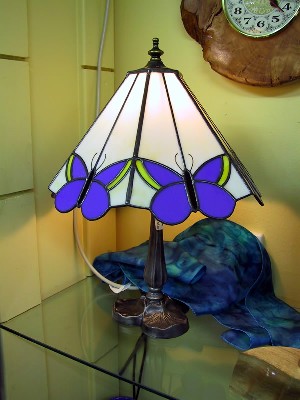 Six sided butterfly lamp