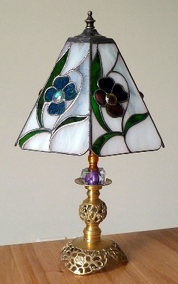 Six sided flower lamp