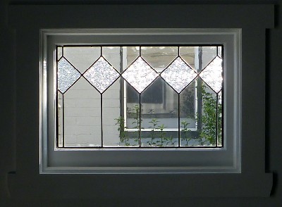 Art Deco style feature window - South Launceston, Tasmania
