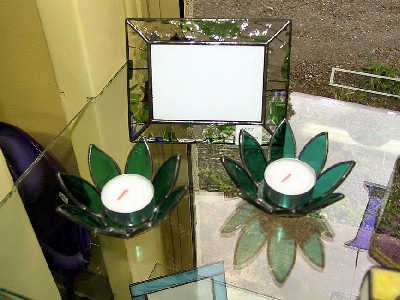 Flower candle holders
